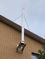 Дымоход по фасаду