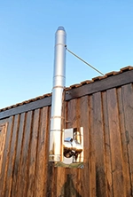 Дымоход через стену