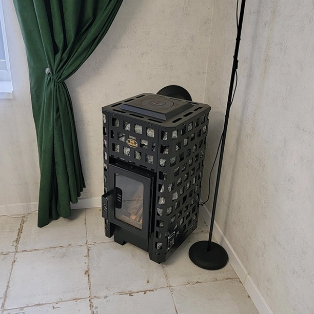 Печь Вертикаль с варочной поверхностью