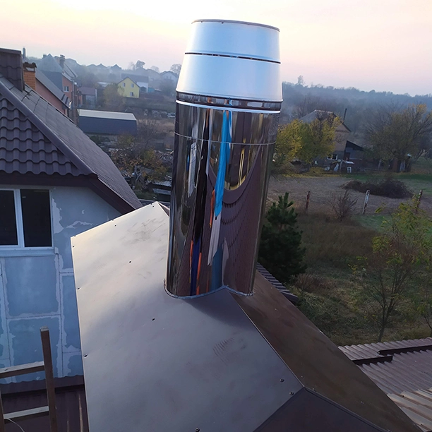 Гільзування цегляного димоходу